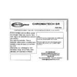 rótulo da emulsão fotopolimera Chromaline Chromatech SR