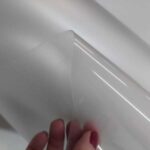 rolo de filme de recorte transparente com relevo
