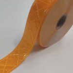 1 rolo de faixa refletiva para colete, faixa refletiva laranja