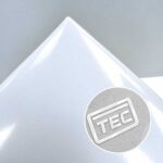 filme de recorte alto relevo 3D gloss branco