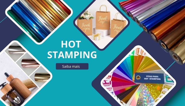 banner com imagens dos produtos hot stamping disponiveis no site