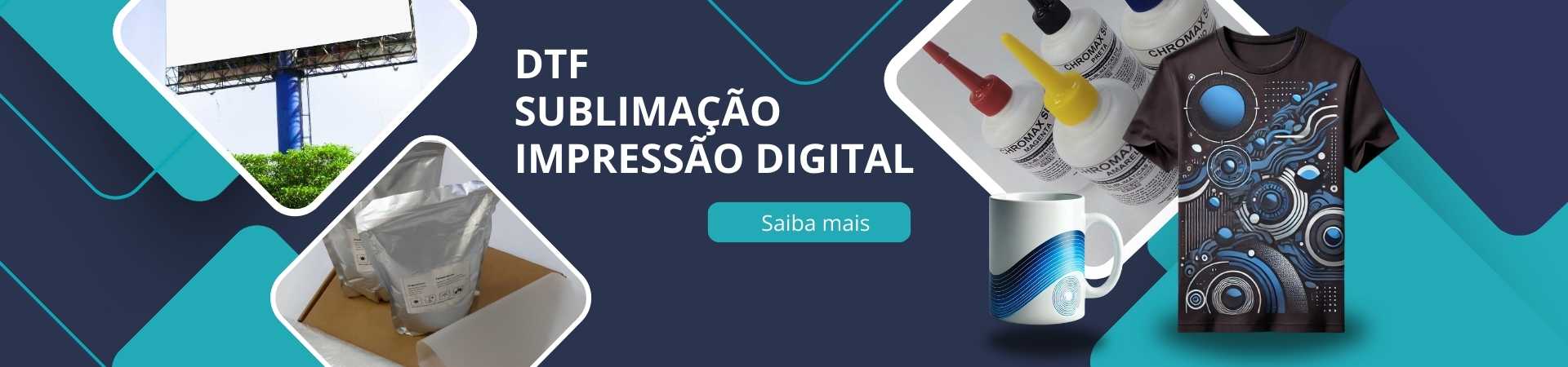 imagem com banner destacando pequenas fotos dos produtos de sublimação e impressão digital do site