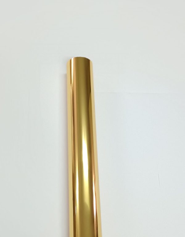 rolo de fita hot stamping dourado para aplicação em vulcapel