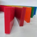 borracha de poliuretano para rack vermelha