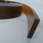 Tira de poliuretano âmbar perfil reto