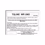 etiqueta da emulsão serigrafia WR UNO emulsão fotopolimera cor lilás