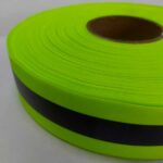 Faixa refletiva para uniforme verde