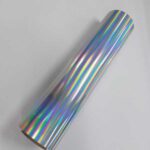 rolo do Filme de impressão termocolante holográfico visto de cima