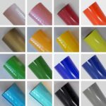 diversos rolos de filme de recorte PU