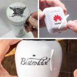 arte com 3 imagens mostrando 3 exemplos do uso do Filme DTF UV