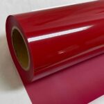 rolo de filme de recorte puff vermelho