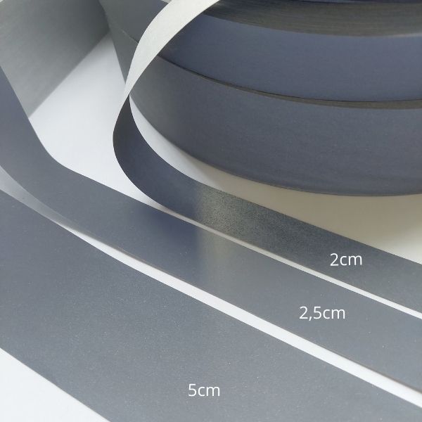 fita refletiva para roupa 5cm 2,5cm e 2cm