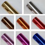 imagem com vários rolos de foil laser de diversas cores