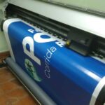 Impressão de lona frontlight